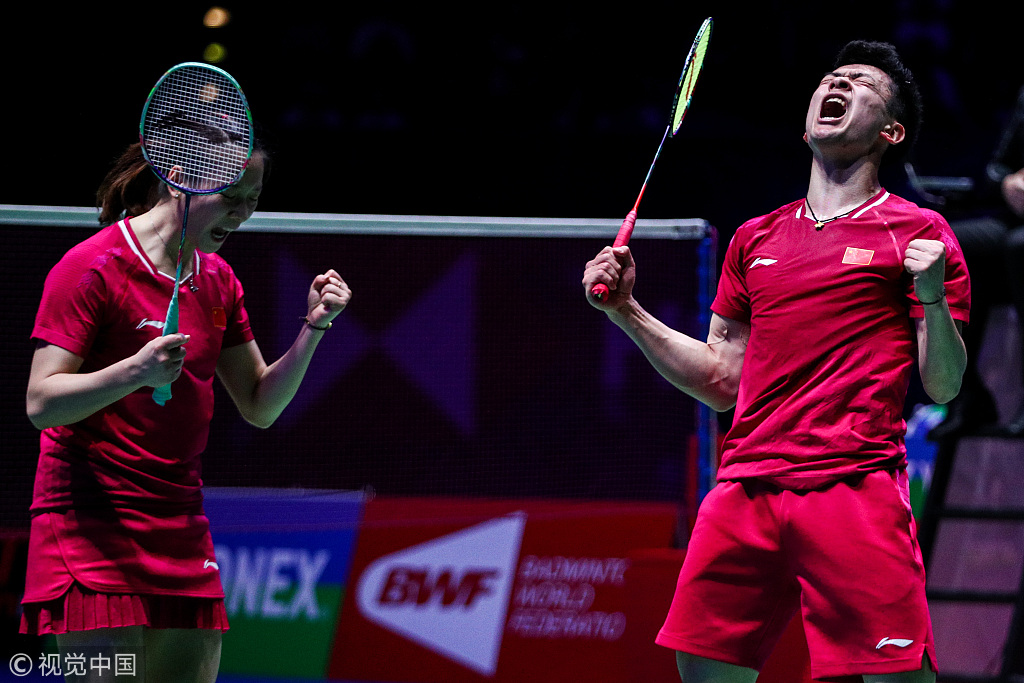 韩国队横扫丹麦队，郑思维刷新纪录