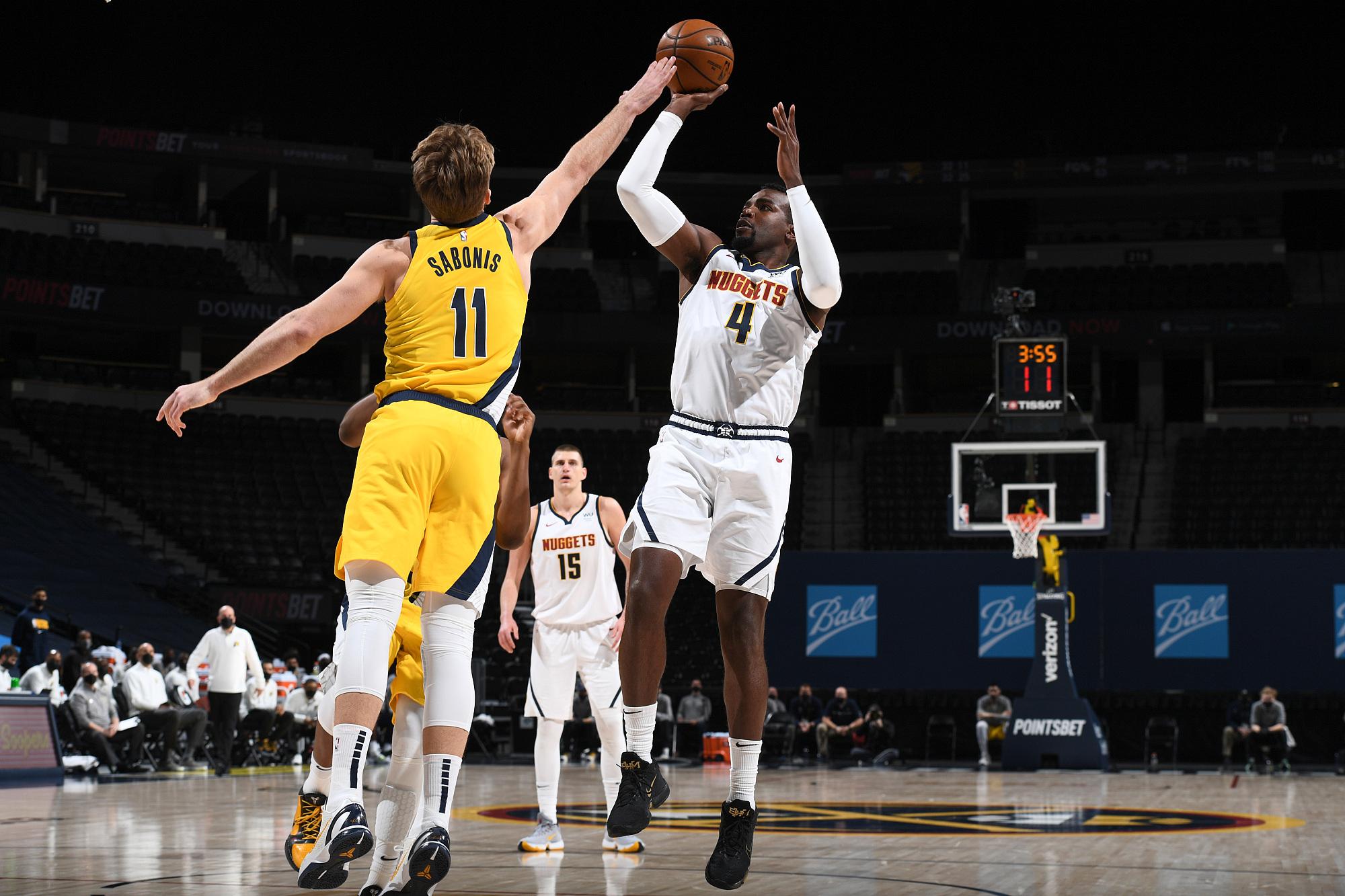 步行者横扫天津队，约基奇统治全场